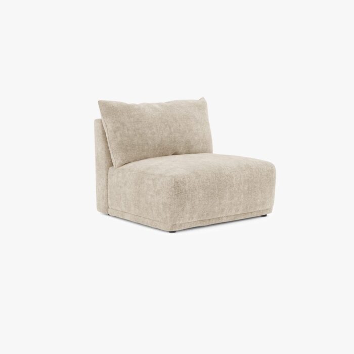 Module de canapé sans accoudoir beige COTILLARD – Image 3