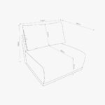 Module de canapé sans accoudoir beige COTILLARD – Image 13