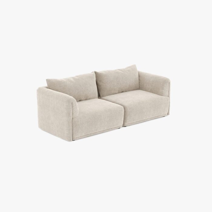 Module de canapé accoudoir gauche beige COTILLARD – Image 8