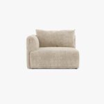 Module de canapé accoudoir gauche beige COTILLARD