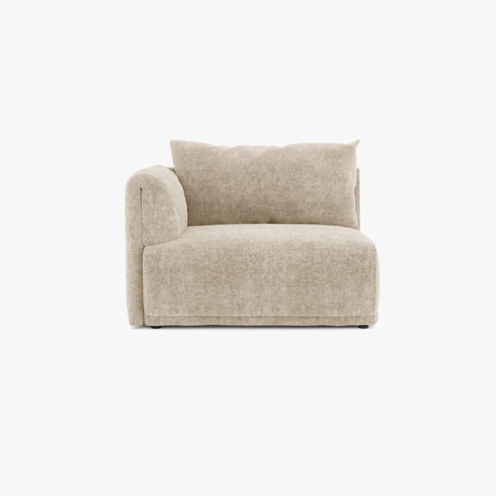 Module de canapé accoudoir gauche beige COTILLARD – Image 1