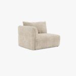 Module de canapé accoudoir gauche beige COTILLARD – Image 3