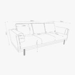 Canapé gris NORRIS – Image 7