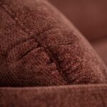 Canapé chaise longue gauche bordeaux ARLEN – Image 6