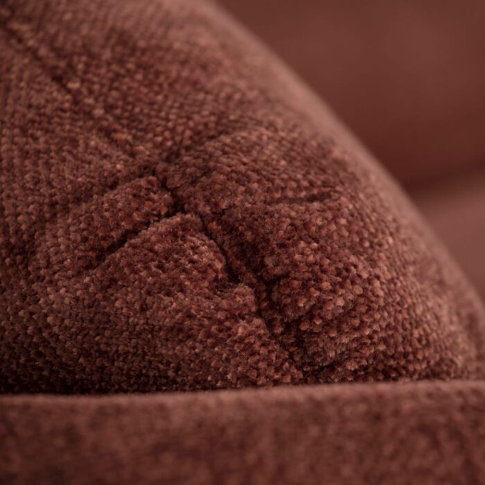 Canapé chaise longue gauche bordeaux ARLEN – Image 6