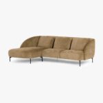 Canapé chaise longue gauche moutarde ARLEN – Image 3