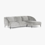 Canapé chaise longue droite gris ARLEN – Image 2