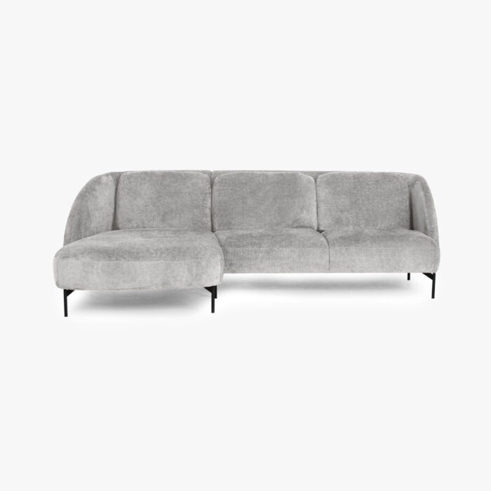 Canapé chaise longue gauche gris ARLEN – Image 1