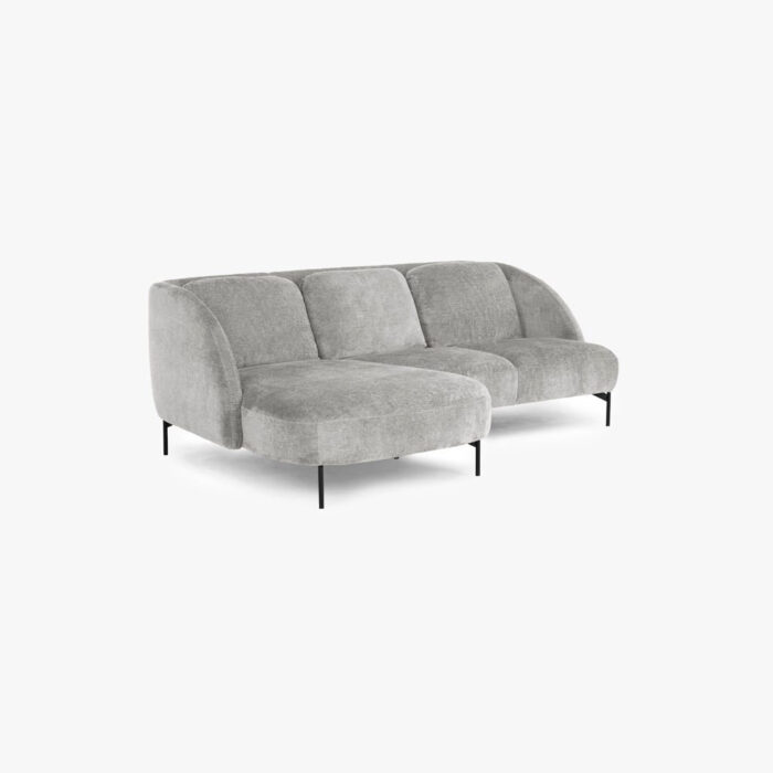 Canapé chaise longue gauche gris ARLEN – Image 2