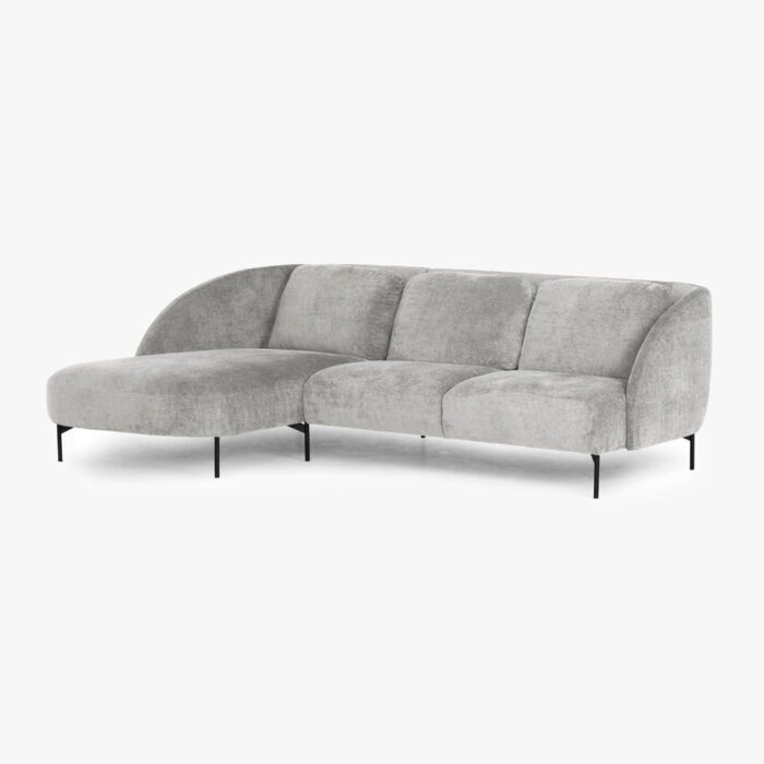 Canapé chaise longue gauche gris ARLEN – Image 3