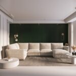 Módulo de sofá chaise longue braço esquerdo bege DICAPRIO - Image 10