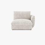 Módulo de sofá chaise longue braço direito bege DICAPRIO