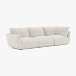 Módulo de sofá chaise longue braço direito bege DICAPRIO - Image 11