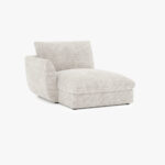 Módulo de sofá chaise longue braço esquerdo bege DICAPRIO - Image 3