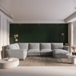 Module de canapé chaise longue bras gauche gris DICAPRIO – Image 14