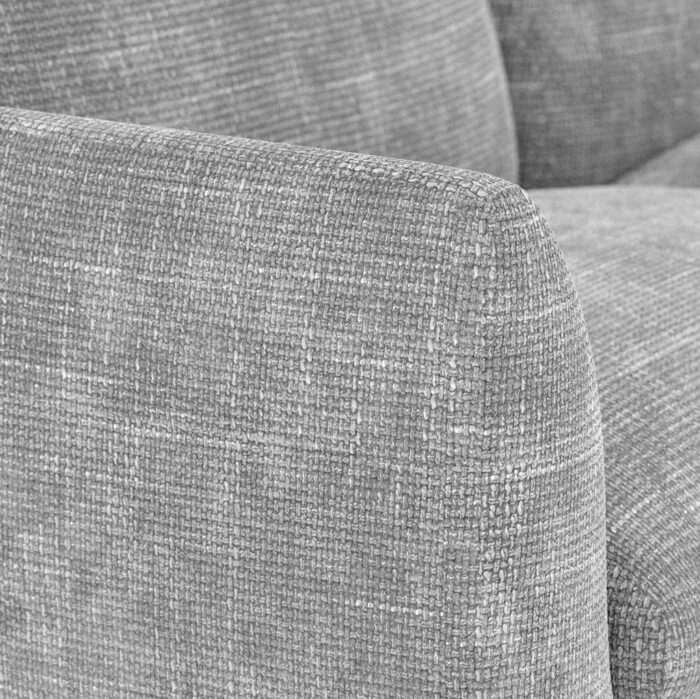 Module de canapé chaise longue accoudoir droit gris DICAPRIO – Image 9