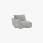 Module de canapé chaise longue accoudoir droit gris DICAPRIO – Image 10