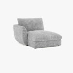 Module de canapé chaise longue bras gauche gris DICAPRIO – Image 7