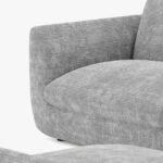 Module de canapé chaise longue bras gauche gris DICAPRIO – Image 8