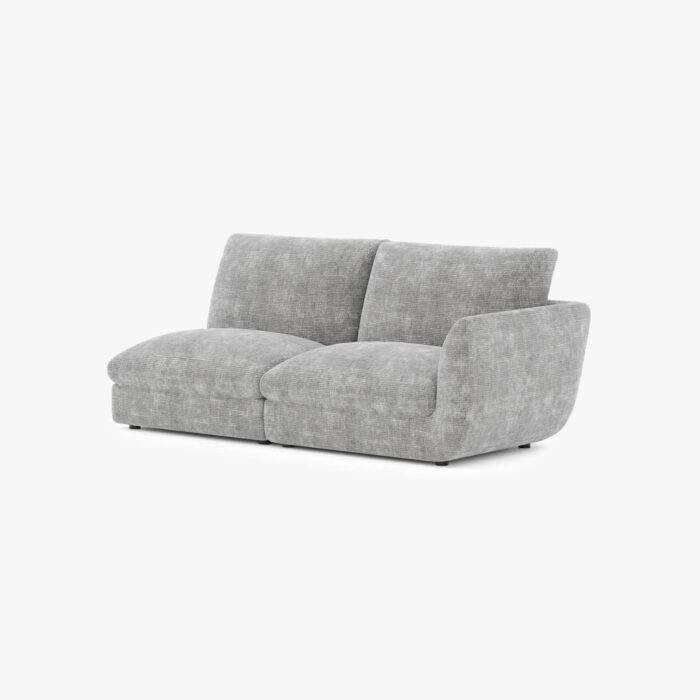 Module de canapé chaise longue bras gauche gris DICAPRIO – Image 12