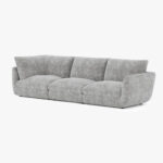 Module de canapé chaise longue bras gauche gris DICAPRIO – Image 13