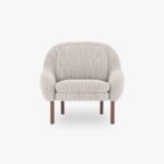 Fauteuil beige BULLOCK – Image 3