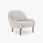 Fauteuil beige BULLOCK