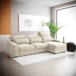 Canapé chaise longue beige KEEN – Image 2