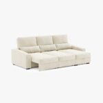 Canapé chaise longue beige KEEN – Image 4