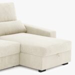 Canapé chaise longue beige KEEN – Image 7