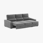 Canapé chaise longue anthracite KEEN – Image 4