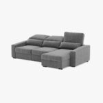 Canapé chaise longue anthracite KEEN – Image 6