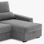 Canapé chaise longue anthracite KEEN – Image 7