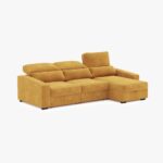 Canapé chaise longue jaune KEEN – Image 3