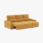 Canapé chaise longue jaune KEEN – Image 4
