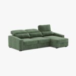 Canapé chaise longue vert KEEN – Image 3