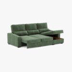 Canapé chaise longue vert KEEN – Image 5