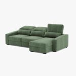Canapé chaise longue vert KEEN – Image 6