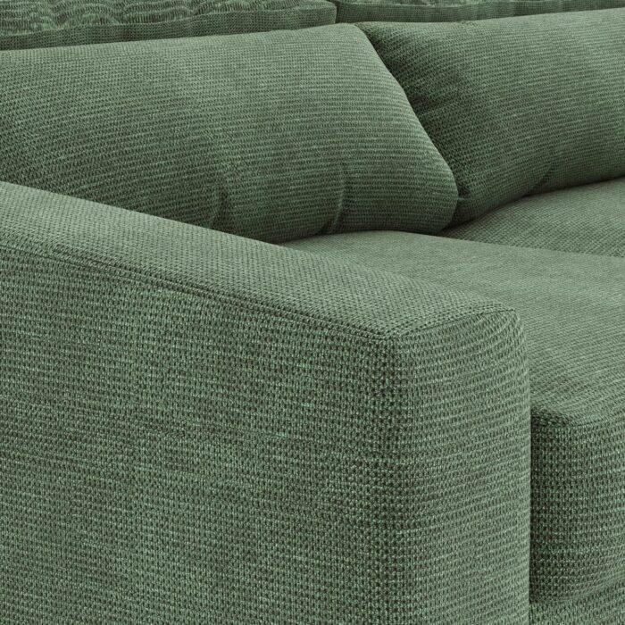 Canapé chaise longue vert KEEN – Image 8