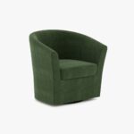 Fauteuil pivotant vert DUPARC