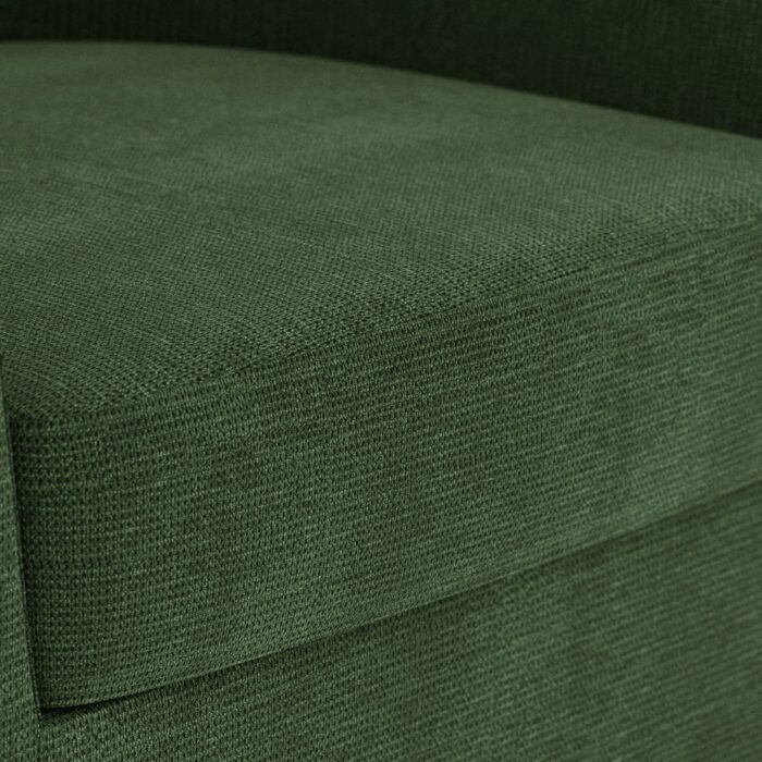 Fauteuil pivotant vert DUPARC – Image 3