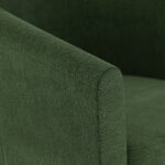 Fauteuil pivotant vert DUPARC – Image 4