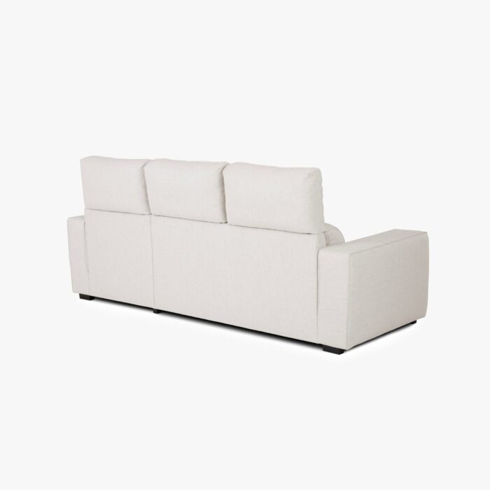 Canapé-lit avec chaise longue beige SANDLER – Image 5