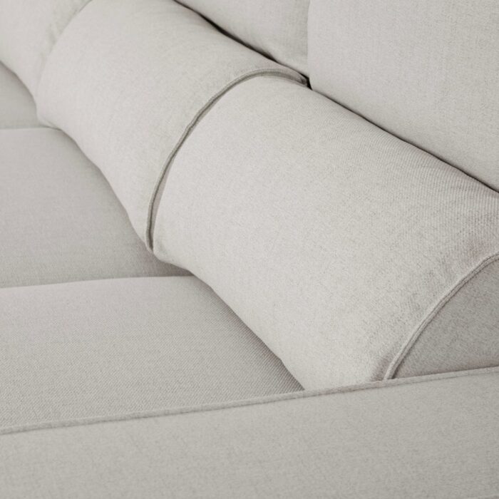Canapé-lit avec chaise longue beige SANDLER – Image 8
