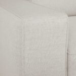 Canapé-lit avec chaise longue beige SANDLER – Image 7