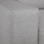 Canapé-lit avec méridienne gris SANDLER – Image 7