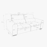 Canapé-lit beige DEEP - Image 9