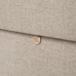 Canapé avec pouf à droite beige CRAIG – Image 8