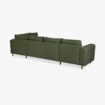 Canapé avec pouf à droite vert CRAIG – Image 5