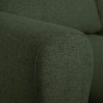Canapé avec pouf à droite vert CRAIG – Image 7